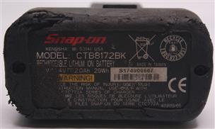 Snap on best sale ctb8172bk battery